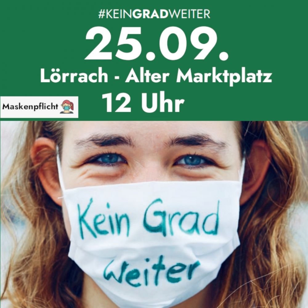 Globaler Klimastreik am 25.09.2020 in Lörrach