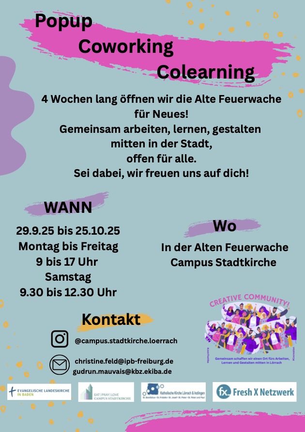 Popup Coworking Campus Stadtkirche